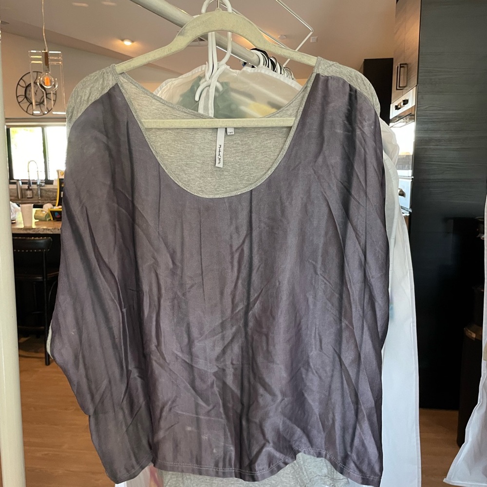 Michael Stars Charcoal Women's Blouse